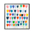 Pretty Little Tulips colorful art print by Kerri Rosenthal - Unique artwork for living room wall decor