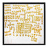 The Evolution Of Love yellow golden word art print by Kerri Rosenthal - Unique artwork for living room wall decor