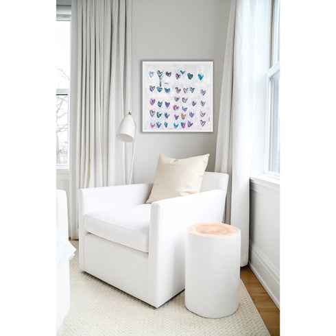 Find Love colorful multi art print by Kerri Rosenthal - Unique artwork for living room wall decor