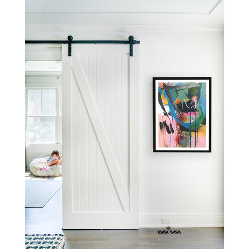 First Draft colorful art print by Kerri Rosenthal - Unique artwork for living room wall decor