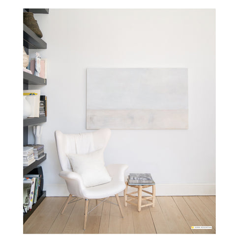 First Snow Art Print by Kerri Rosenthal - Unique artwork for living room wall decor