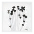 Flower Farm Road black white art print by Kerri Rosenthal - Unique artwork for living room wall decor