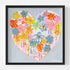 Flowering In Love colorful art print by Kerri Rosenthal - Unique artwork for bedroom wall decor