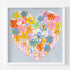 Flowering In Love colorful art print by Kerri Rosenthal - Unique artwork for bedroom wall decor
