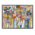 Garden Party colorful art print by Kerri Rosenthal - Unique artwork for living room wall decor