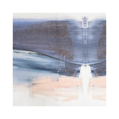 Gem colorful cotton and oyster linen fabric - Kerri Rosenthal