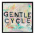 Gentle Cycle colorful art print by Kerri Rosenthal - Wall word art framed unique artwork for living room wall decor