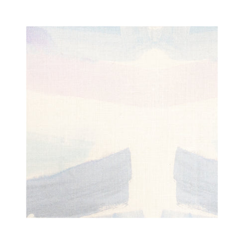 Gustavia Lilac sky cotton oyster and linen fabric - Kerri Rosenthal