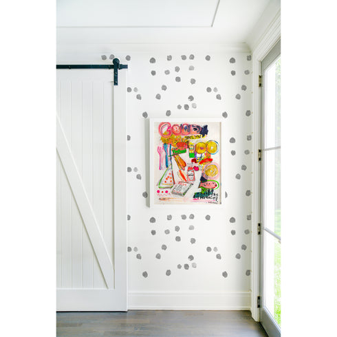 Good Bagel Bklyn colorful art print by Kerri Rosenthal - Unique artwork for dining room or kitchen wall decor