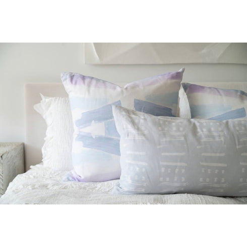 Gustavia Lilac Sky cute decorative throw pillows by Kerri Rosenthal