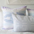 Gustavia Lilac Sky cute decorative throw pillows with grey rectangular lumbar throw pillow by Kerri Rosenthal
