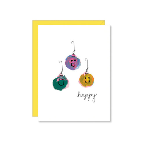Happy Ornaments Holiday Card
