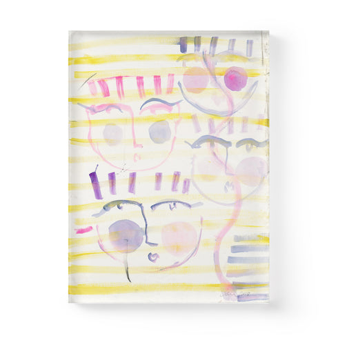 Holiday in St. Barths colorful art print by Kerri Rosenthal - Unique artwork for living room wall decor