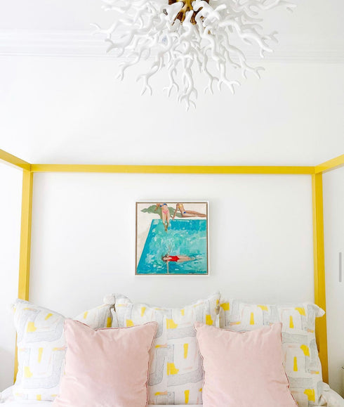 Yellow Tuk Tuk sunflower cute decorative throw pillows by Kerri Rosenthal