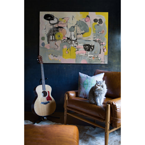 Colorful Inside My Mind Art Print Artwork by Kerri Rosenthal by living room wall decor