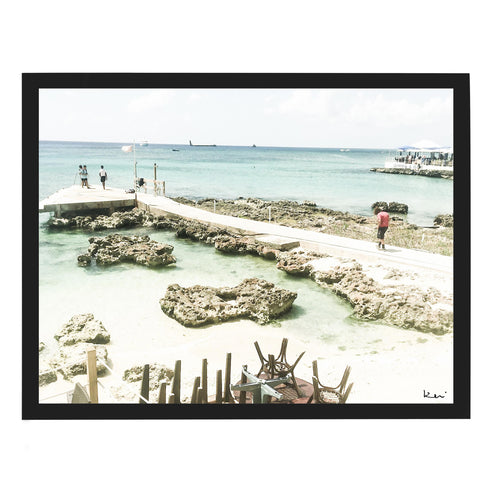 Isle De Soleil, Sun Bleached Artwork wall art for living room decor - Kerri Rosenthal