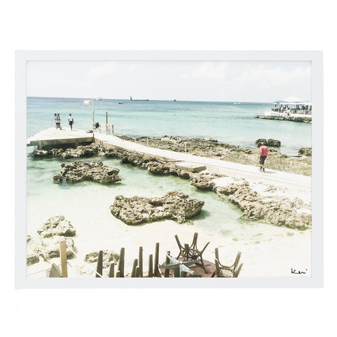 Isle De Soleil, Sun Bleached Artwork wall art for living room decor - Kerri Rosenthal