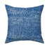 Jayney Reverse Indigo Blue & White Abstract Herringbone Fabric Throw Pillow
