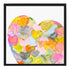 Colorful Jumbo Love Art Print Artwork by Kerri Rosenthal for living room wall decor