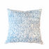 Jayney Indigo blue zig-zag cute decorative square throw pillow by Kerri Rosenthal