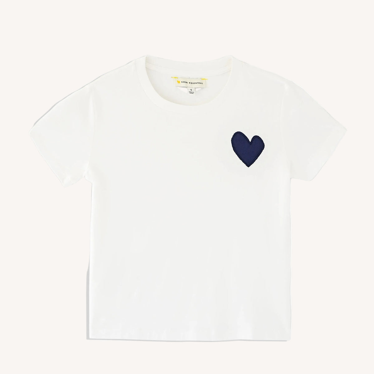 The suke women's tee contrast imperfect heart – KERRI ROSENTHAL