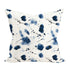 Indigo blue Splat cute decorative throw pillows by Kerri Rosenthal