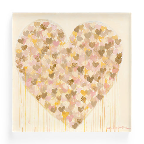 Soft Love colorful art print by Kerri Rosenthal - Unique artwork for living room wall decor