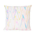 Pink Zig Zag decorative throw pillows by Kerri Rosenthal