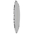 Handmade monochrome surfboard for surf or decor by kerri rosenthal