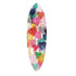 Colorful Crazy Love surfboard with Drippy Hearts by Kerri Rosenthal
