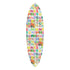 Colorful surfboards feature Kerri Rosenthal’s signature cheerful design inspired by sunshine and joy.