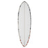 Painted Modern blue red white true flag wall decorative surfboard by kerri rosenthal