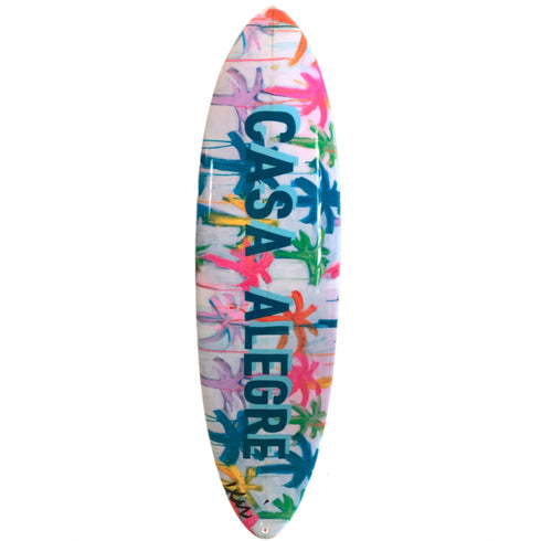 Custom colorful multi wall decorative surfboard designs by kerri rosenthal