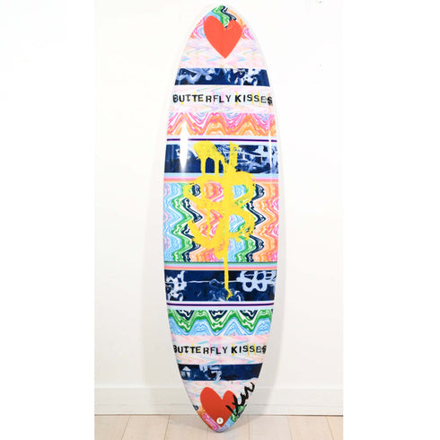 Featuring expressive artwork and durable build, the Superfly board is perfect for surf lovers, interior designers, and art collectors.