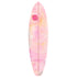 Rosey pink Find Happy wall decor Surfboard by kerri rosenthal