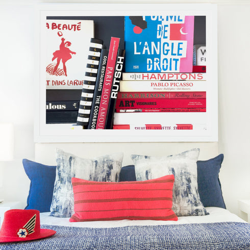 Le Bibliotheque: La Beaute Photograph wall art for living room decor - Kerri Rosenthal