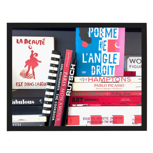 Le Bibliotheque: La Beaute Photograph wall art for living room decor - Kerri Rosenthal