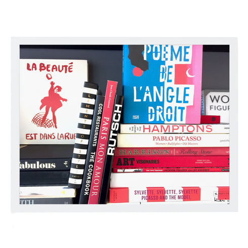 Le Bibliotheque: La Beaute Photograph wall art for living room decor - Kerri Rosenthal