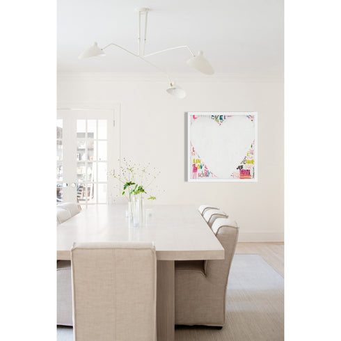 Let’s Talk About Art Print Artwork by Kerri Rosenthal for living room wall decor