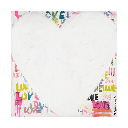 Let’s Talk About Art Print Artwork by Kerri Rosenthal for living room wall decor