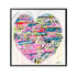 Love And Other Stories colorful multi art print by Kerri Rosenthal - Unique artwork for living room wall decor