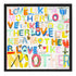 Love Like No Other colorful word art print by Kerri Rosenthal - Unique artwork for living room wall decor