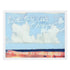 Love Takes Us To Faraway Places Mixed Media Art Print - Original painting artwork by Kerri Rosenthal