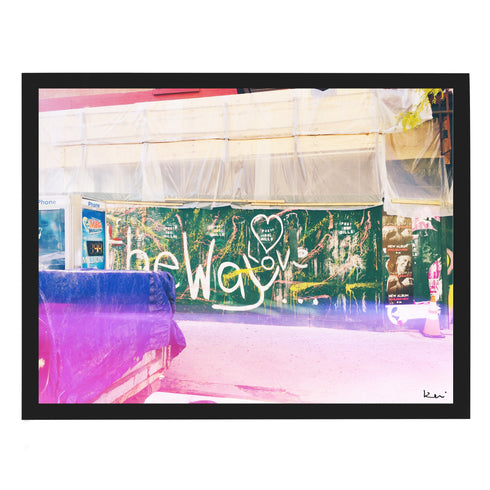 Love Will Find A Way colorful art print by Kerri Rosenthal - Unique artwork for living room wall decor