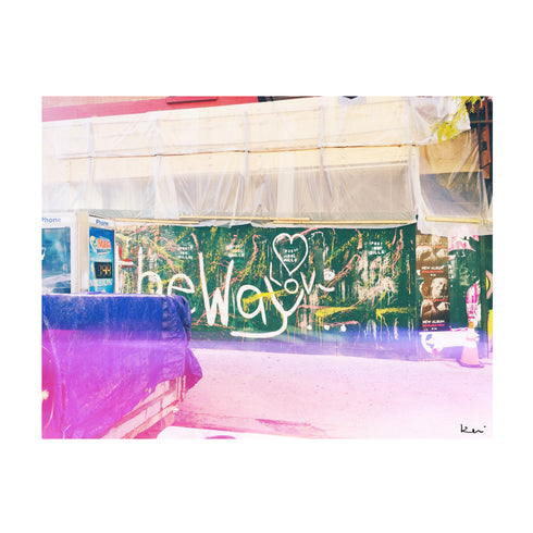 Love Will Find A Way colorful art print by Kerri Rosenthal - Unique artwork for living room wall decor