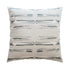 Line dove natural square decorative throw pillow in linen by Kerri Rosenthal
