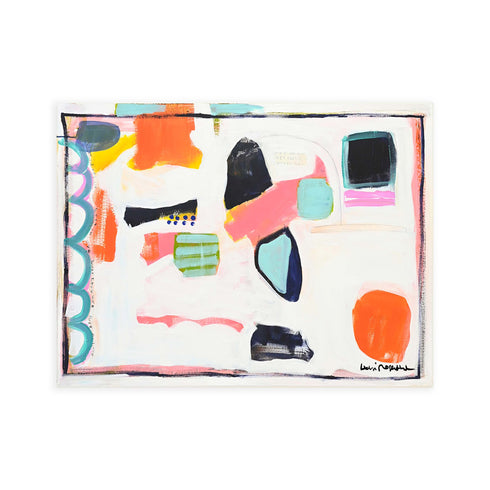 Lost In Love Original Painting inspired home interior for modern living spaces by Kerri Rosenthal