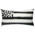 Black carbon Love Has No Color Lumbar throw pillows by Kerri Rosenthal