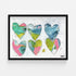 Love And Repeat no 2 colorful multi art print by Kerri Rosenthal - Unique artwork for living room wall decor
