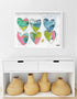 Love And Repeat no 2 colorful multi art print by Kerri Rosenthal - Unique artwork for living room wall decor